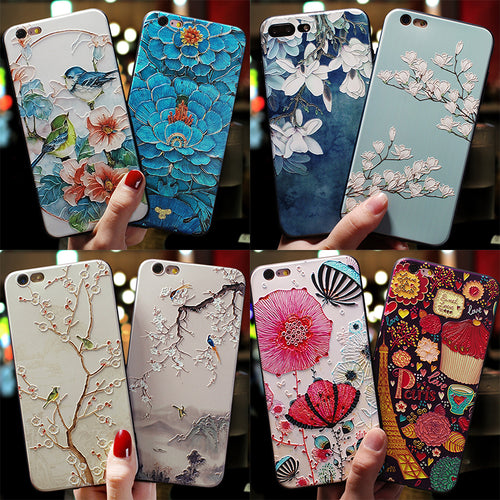 Cute Flower  Silicone Case