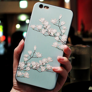 Cute Flower  Silicone Case