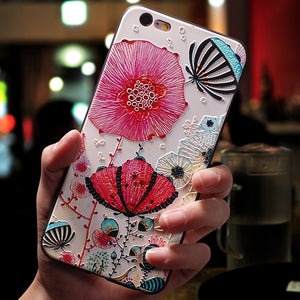 Cute Flower  Silicone Case