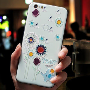 Cute Flower  Silicone Case