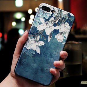 Cute Flower  Silicone Case