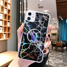 Load image into Gallery viewer, Marble Glitter Case for iPhone